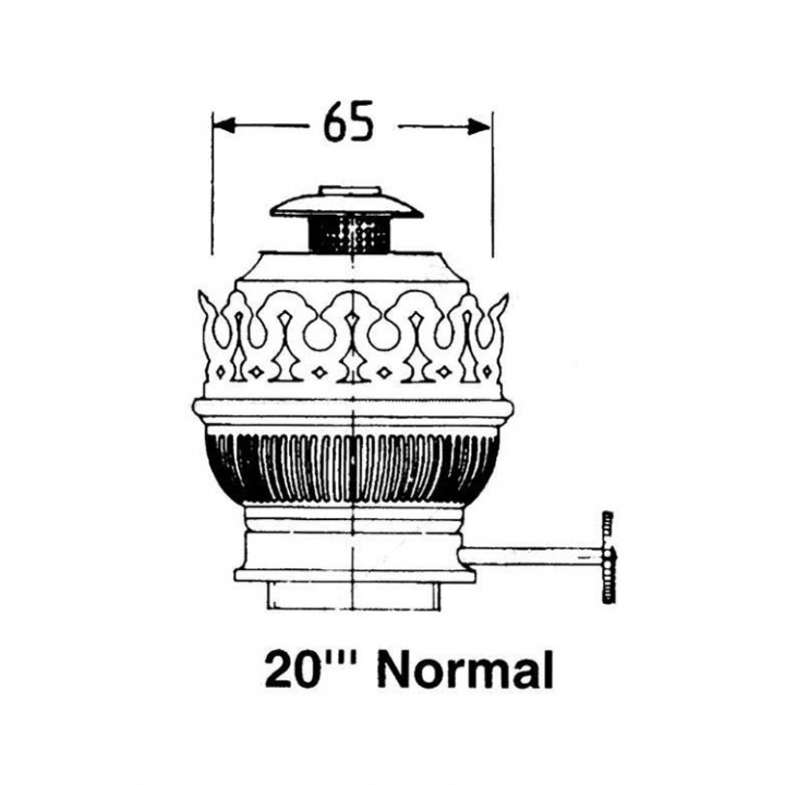 Brännare Mässing 20