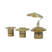 Lågspridare Mässing För 15 Lågspridare Mässing För 15