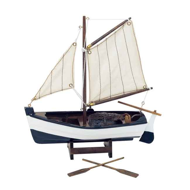 Modellbåt Med Åror 22x22cm