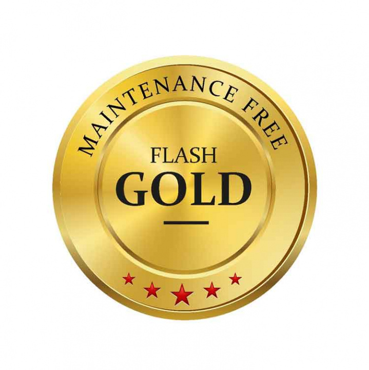 Atlantic 95 Skeppsur ø95/70mm Förgylld Mässing