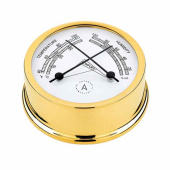 Atlantic 95 Termo/Hygrometer Ø95/70mm Förgylld Mässing Atlantic 95 Termo/Hygrometer Ø95/70mm Förgylld Mässing