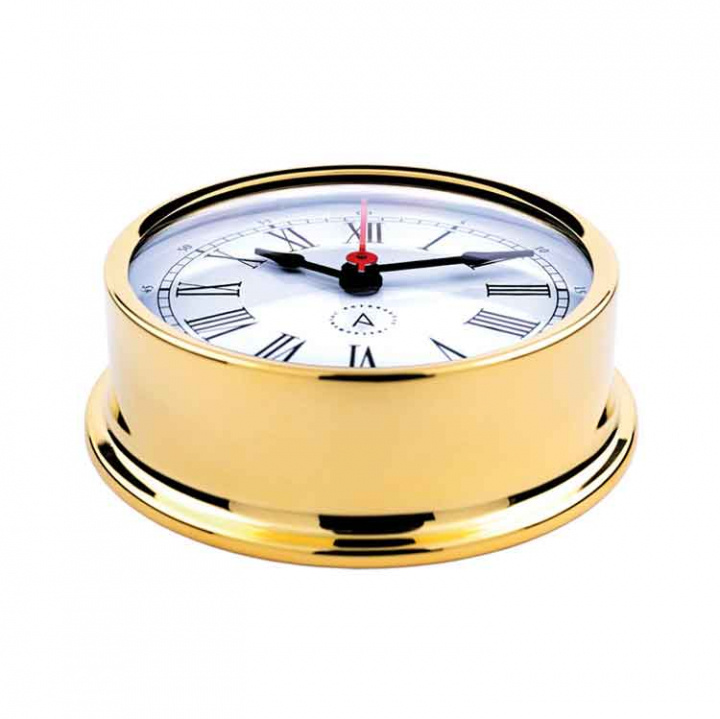 Pacific 120 Skeppsur Ø120/110mm Förgylld Mässing