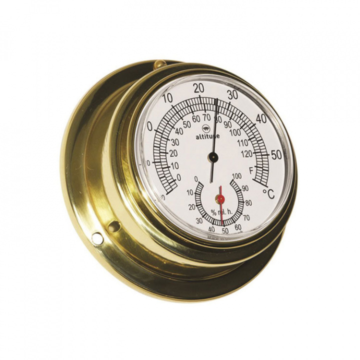 Termo/Hygrometer Mässing