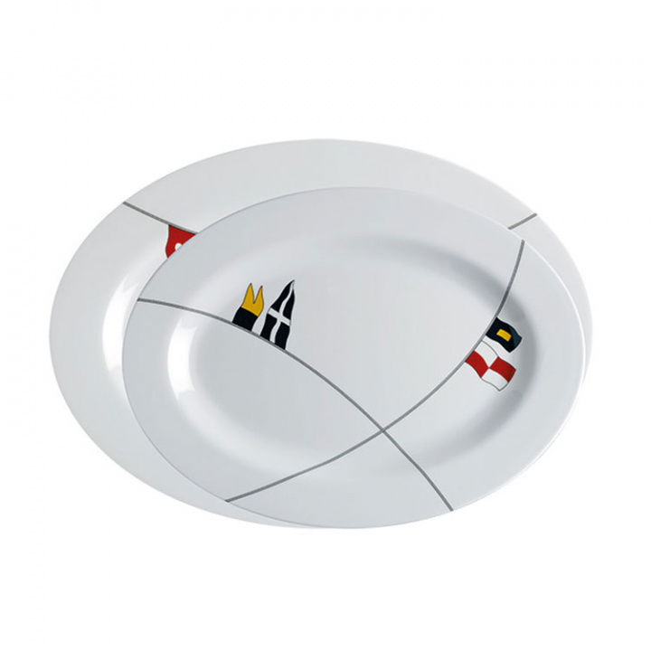 MB Regatta Ovalt Serveringsfat 30x22/35x25cm 585g (2-pack)