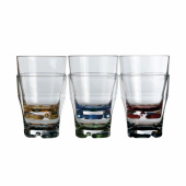 MB Vattenglas Färgad Botten Stapelbara Ø9 cm 330 ml 6-pack MB Vattenglas Färgad Botten Stapelbara Ø9 cm 330 ml 6-pack
