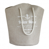 MB Bora Bora Strandväska Beige Ø30cm H45cm MB Bora Bora Strandväska Beige Ø30cm H45cm