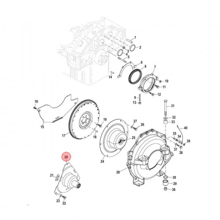 Drivskiva Mercruiser 3.0 & V6/V8 305/350 (18643A5)