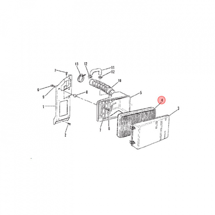 Luftfilter Mercruiser L5/L6 (19487)