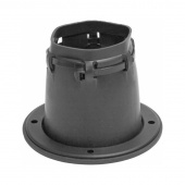 Tätningsbälg Svart Hård Sarg Med Buntband 106 mm Tätningsbälg Svart Hård Sarg Med Buntband 106 mm