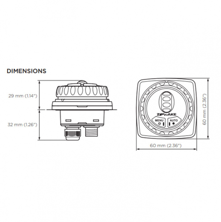 Mini Controller Med 3m kabel