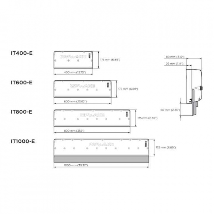 IT400-E Pro Interceptor Med 3m Kabel & Kabelskydd