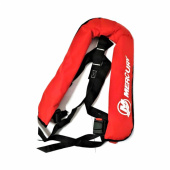 Flytväst Automatisk 165N Röd Med Safety Harness Flytväst Automatisk 165N Röd Med Safety Harness