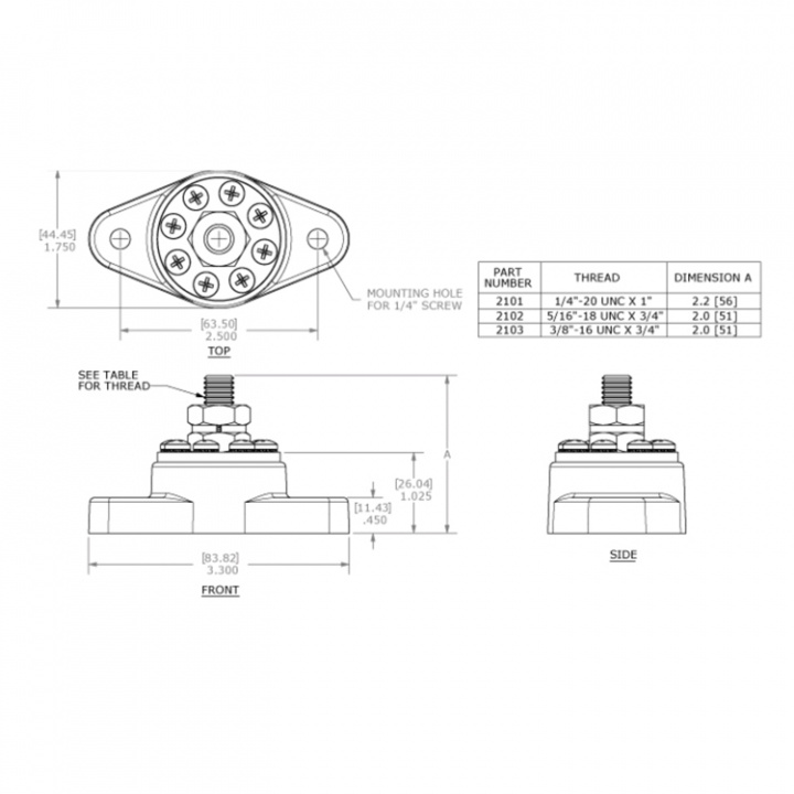 Kopplingsplint 1x9,5mm 8x4,2mm