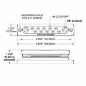 Plint 10x4,2mm 2x6,3mm 150A Plint 10x4,2mm 2x6,3mm 150A