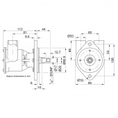 Pump brz flg 080 1 1/4 Pump brz flg 080 1 1/4