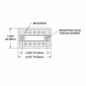 Dubbelplint 5x4,2mm 100A Dubbelplint 5x4,2mm 100A