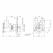 Pump brz flg 080 32mm Hose Pump brz flg 080 32mm Hose
