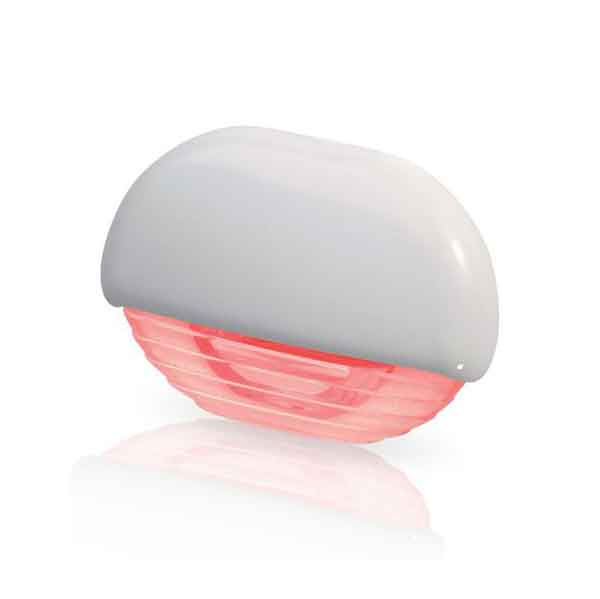 Stegbelysning 8-28V LED Vit 45x32 Med Rött Ljus