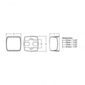 Styrbordslanterna NaviLED PRO Vitt Hus 2NM Styrbordslanterna NaviLED PRO Vitt Hus 2NM