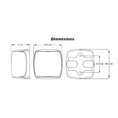 Akterlanterna NaviLED PRO Vitt Hus 2NM Akterlanterna NaviLED PRO Vitt Hus 2NM