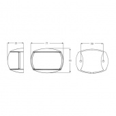 Akterlanterna 8-28V LED -20m s Akterlanterna 8-28V LED -20m s