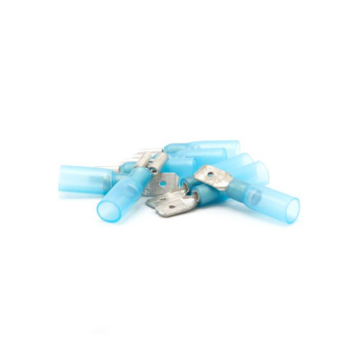 Flatstift/Hylsa Lim-Krymp Blå (10/100-pack)