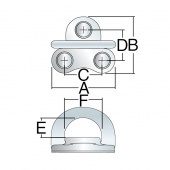 Folding Padeye 6 mm Folding Padeye 6 mm