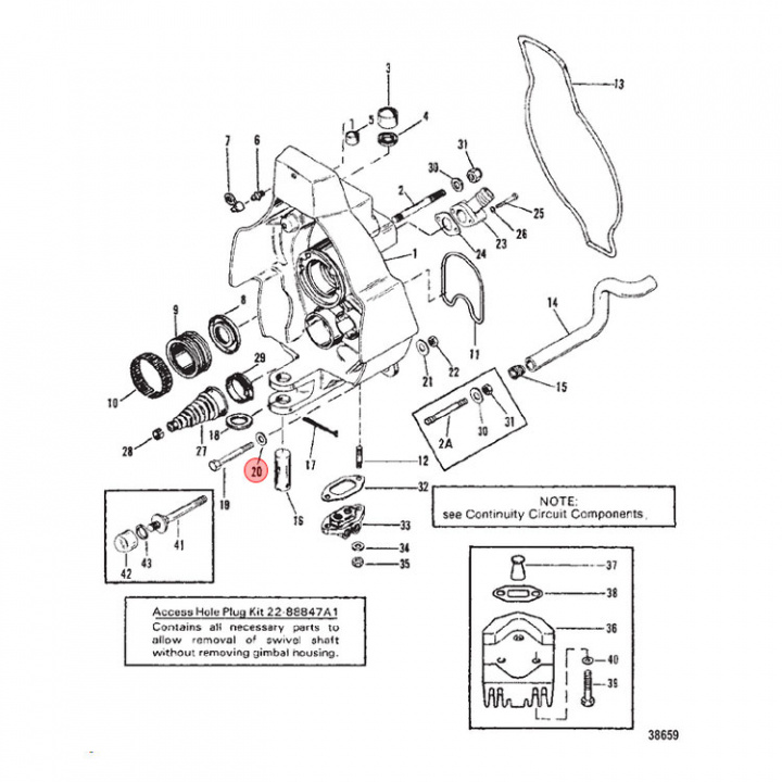 Bricka Mercruiser (32620)