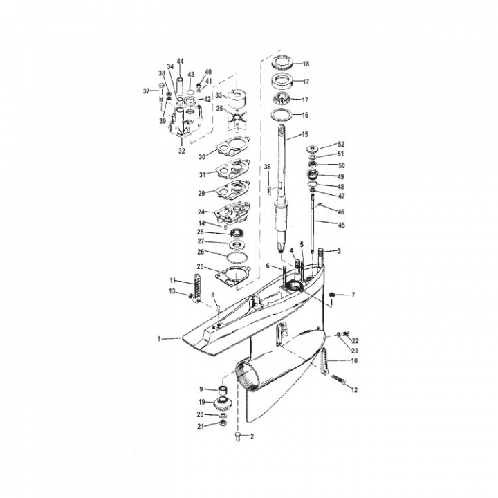 Packningssats Mercruiser/Mariner (33144A2)