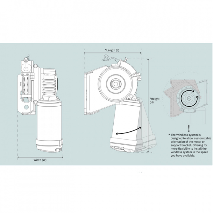 Ankarspel Midi 203 12V 600W