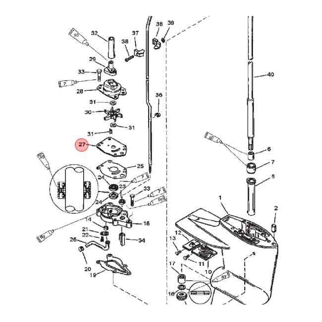 Impellerplatta 6-15hk (Face Plate 42200)
