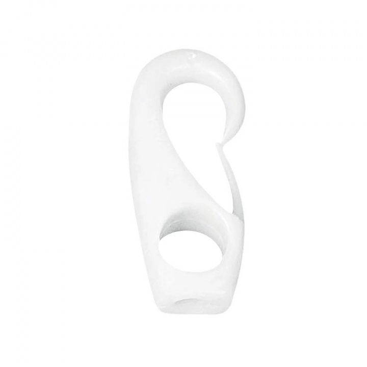 Nylonhake Vit För Shockcord 8 mm