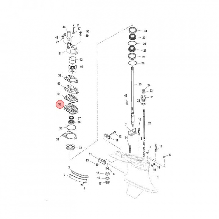 Impellerhuskit (44292A3)