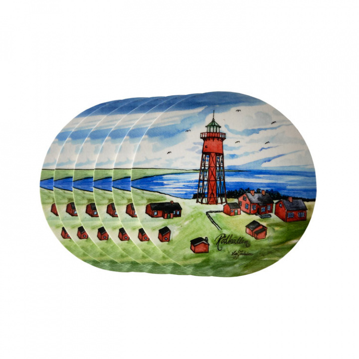 Glasunderlägg (6-pack)