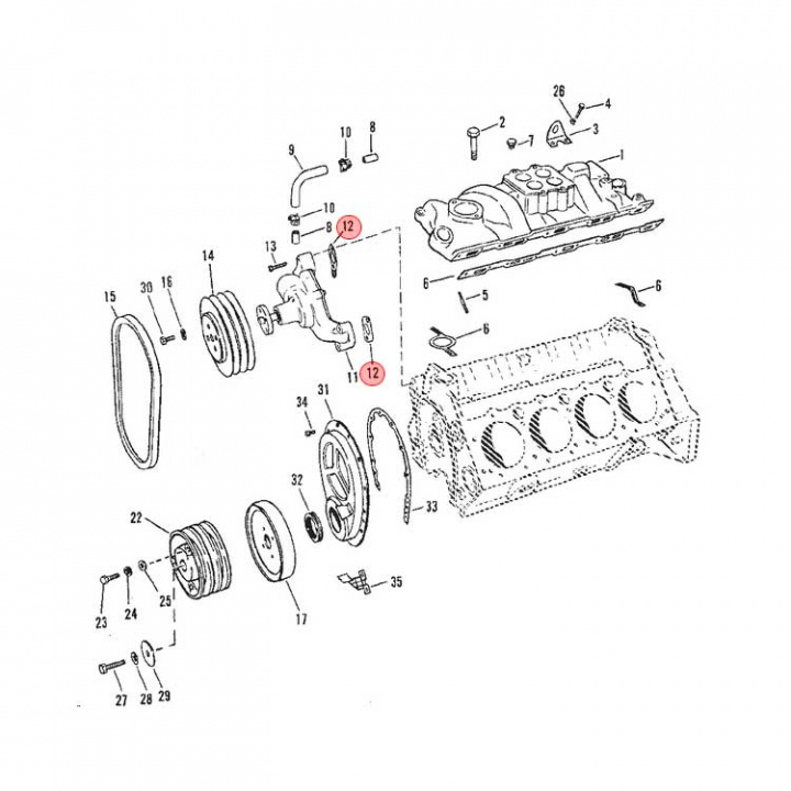 Packning Mercruiser (49110)