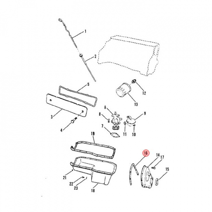 Packning Vevhus Mercruiser (49953)