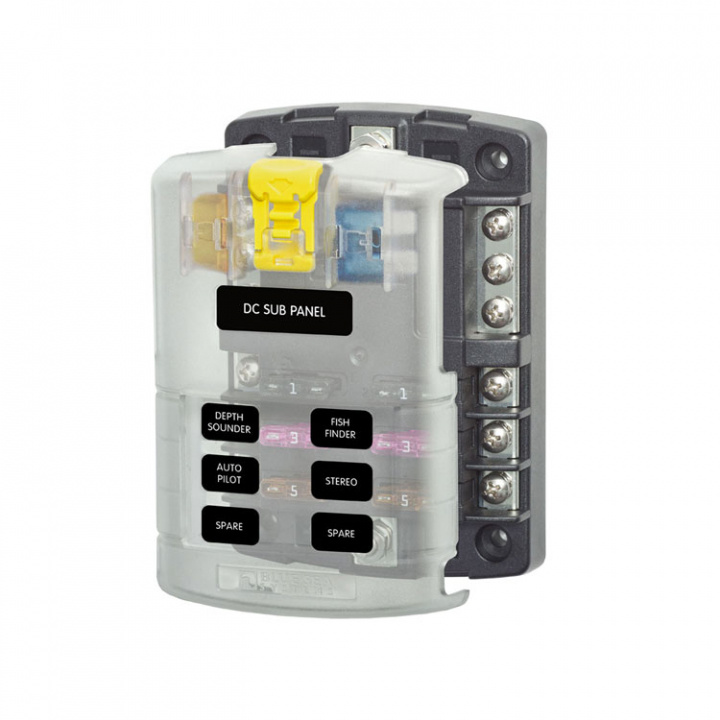 Säkringsbox 6x ATC Minusplint