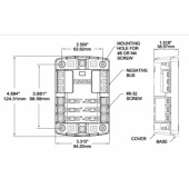 Säkringsbox 6x ATC Minusplint Säkringsbox 6x ATC Minusplint