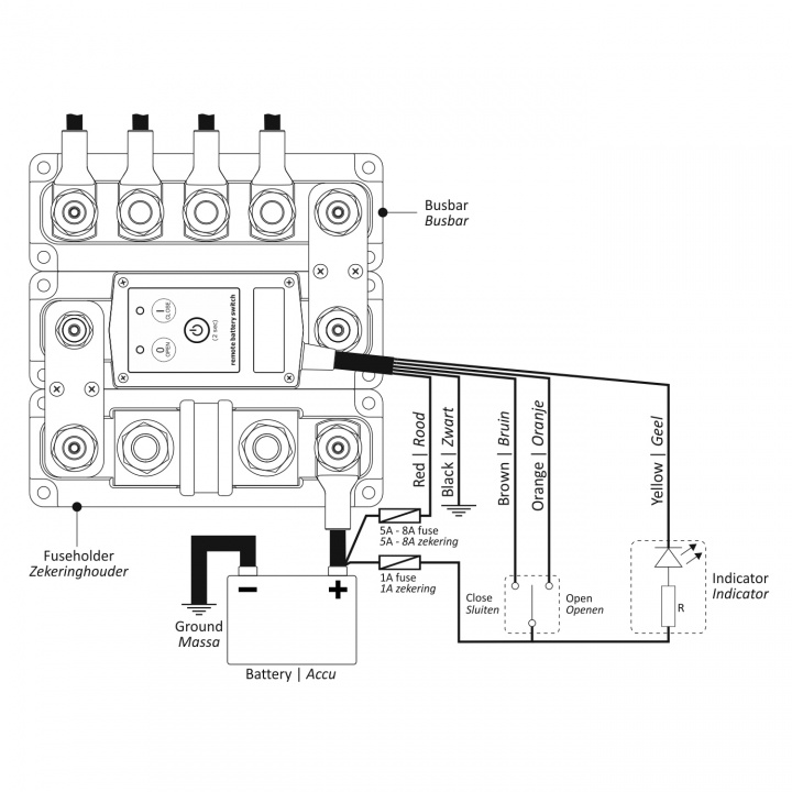 DCM TBP Huvudbrytare/Batterivakt