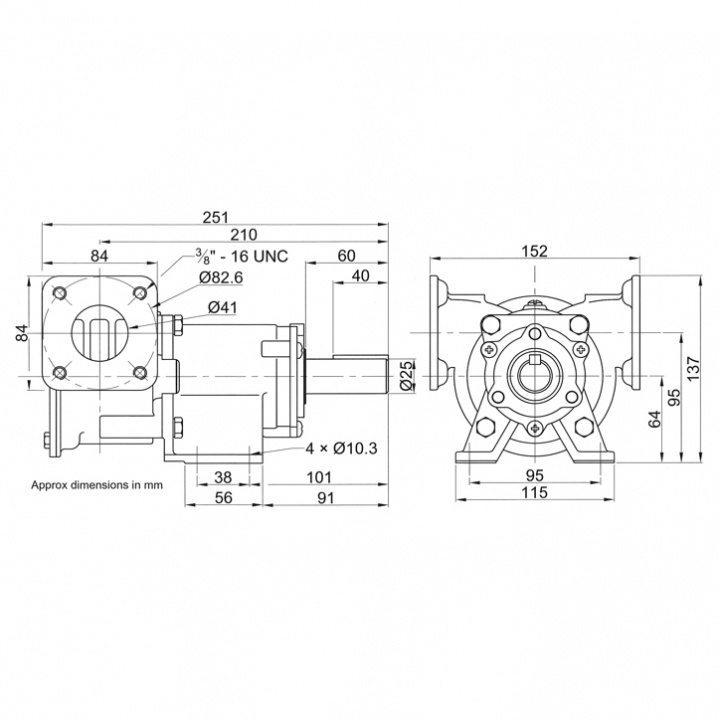 Pump brz ped 200 1 1/2