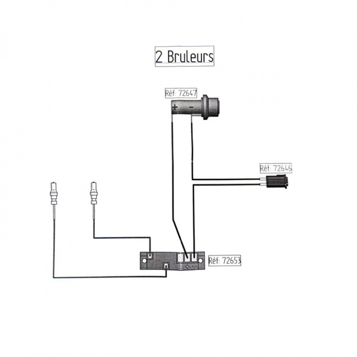 Elektronik Eltändning 2 Utgångar