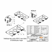 Kastrullhållarkit 3-Flush Bred Kastrullhållarkit 3-Flush Bred