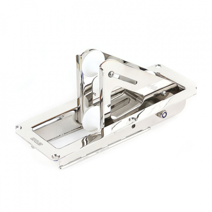 Nedfälld Plattformsrulle Rostfri Polerad (ankarrulle)