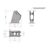 Ankarbeslag Genom Badbrygga (ankarrulle) Ankarbeslag Genom Badbrygga (ankarrulle)