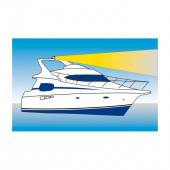 Jabsco 180 7tums Strålkastare 12V/24V Jabsco 180 7tums Strålkastare 12V/24V