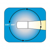 Jabsco 180 7tums Strålkastare 12V/24V Jabsco 180 7tums Strålkastare 12V/24V