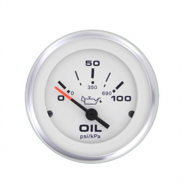 Tryckmätare Olja 0-100psi Lido FF
