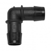 Slangkoppling Vinkelrör Plast Svart 25 mm Slangkoppling Vinkelrör Plast Svart 25 mm