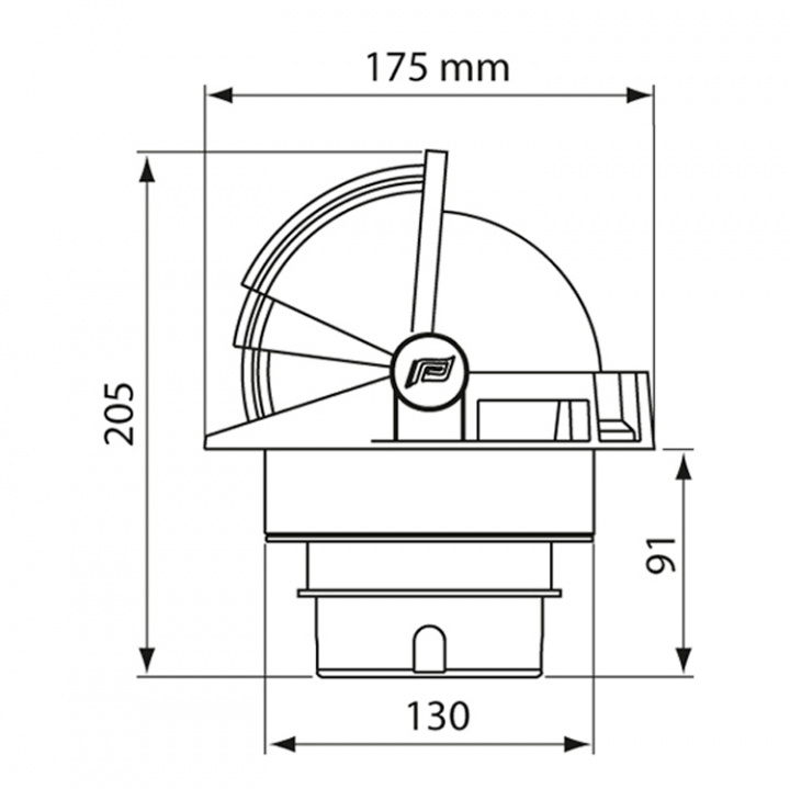 Kompass Olympic 135 vit