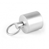 Ändbeslag Med Ring 36 mm Matt Krom Ändbeslag Med Ring 36 mm Matt Krom